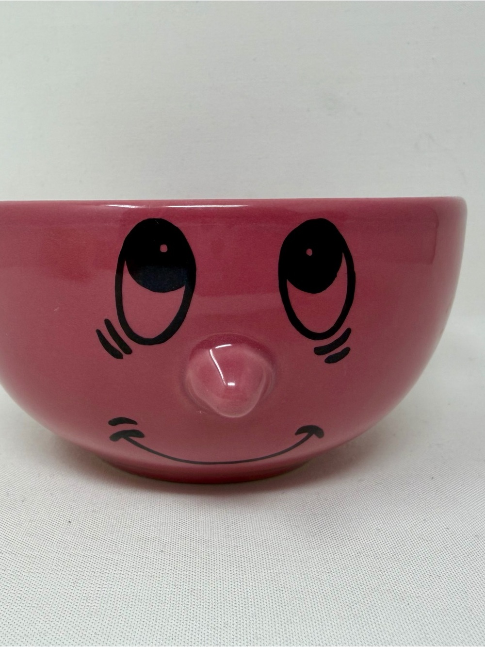 VINTAGE LIVINGWARE COLLECTION 3D SILLY FACE CEREAL DESSERT SOUP BOWL - Picture 3 of 6